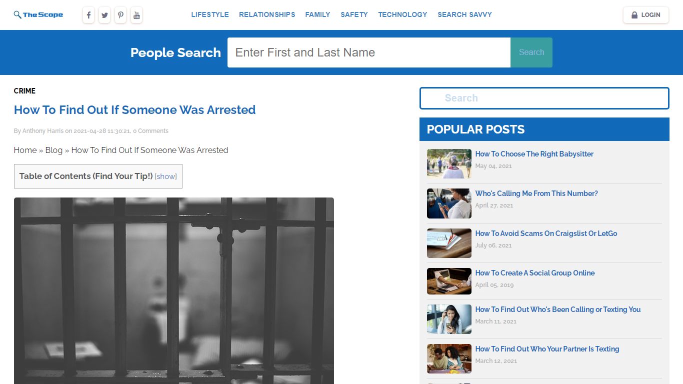 How To Find Out If Someone Was Arrested In 2021 - Kiwi Searches - The Scope